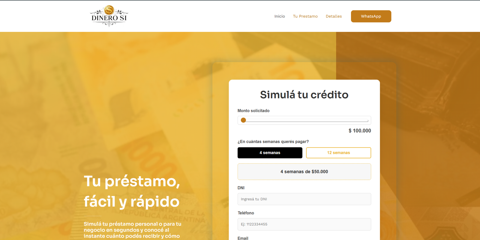 Dinero Si
